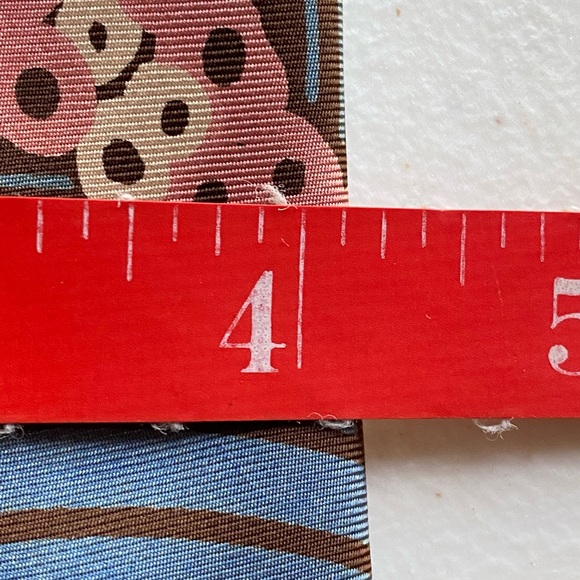 Vintage 70s Barneys New York Tie Abstract Geometric Retro WIDE Silk Tie Disco - Picture 10 of 10